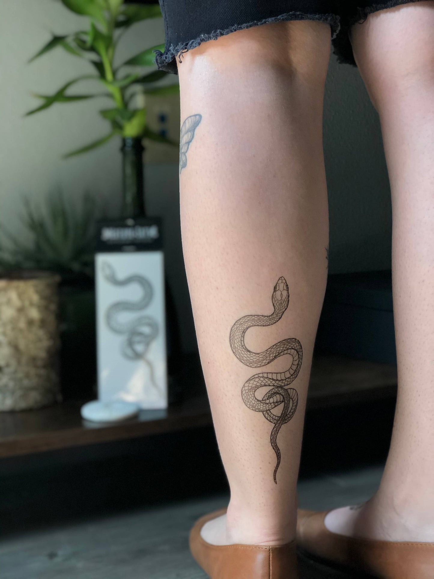 Garden Snake Temporary Tattoo: 1-Pack