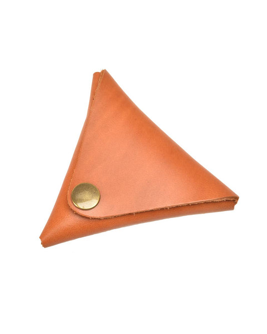 Triangle Leather Pouch