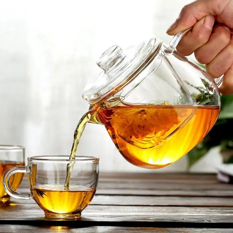Glass Teapot With Infuser and Lid (16oz.)